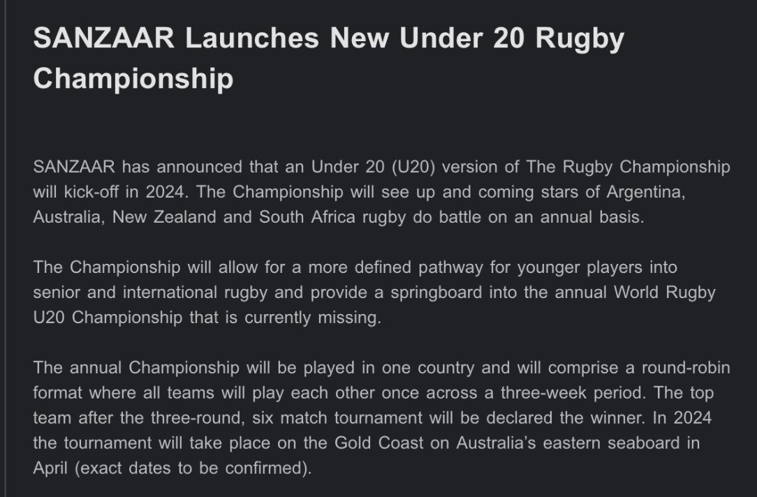 Under 20 Rugby World Cup 2024 Arlie Caitlin