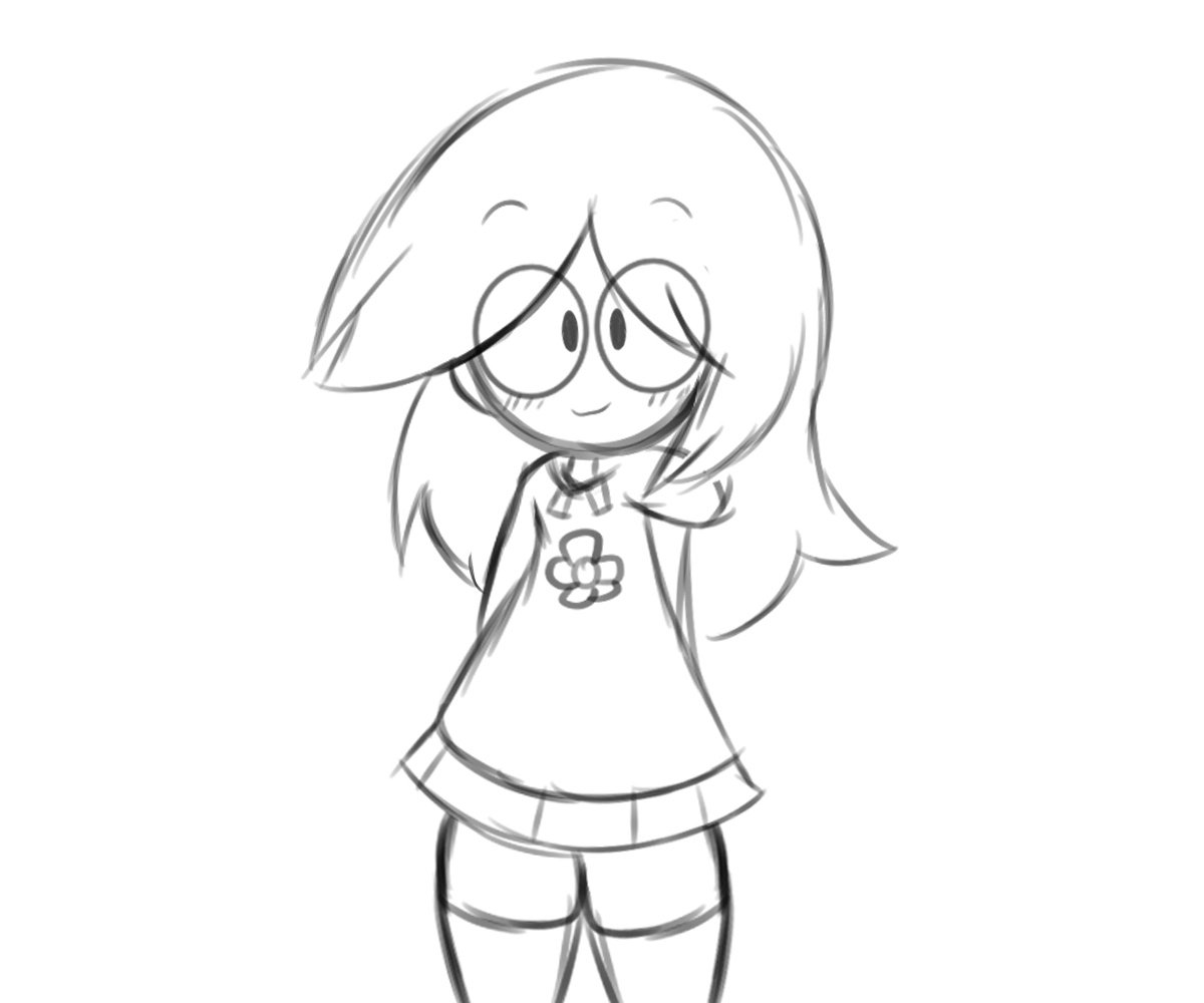 Blasecape's tweet photo. Decided to doodle this cutie cause she cute ^^. Character belongs to @DongMagus https://t.co/Mrgurxnobs