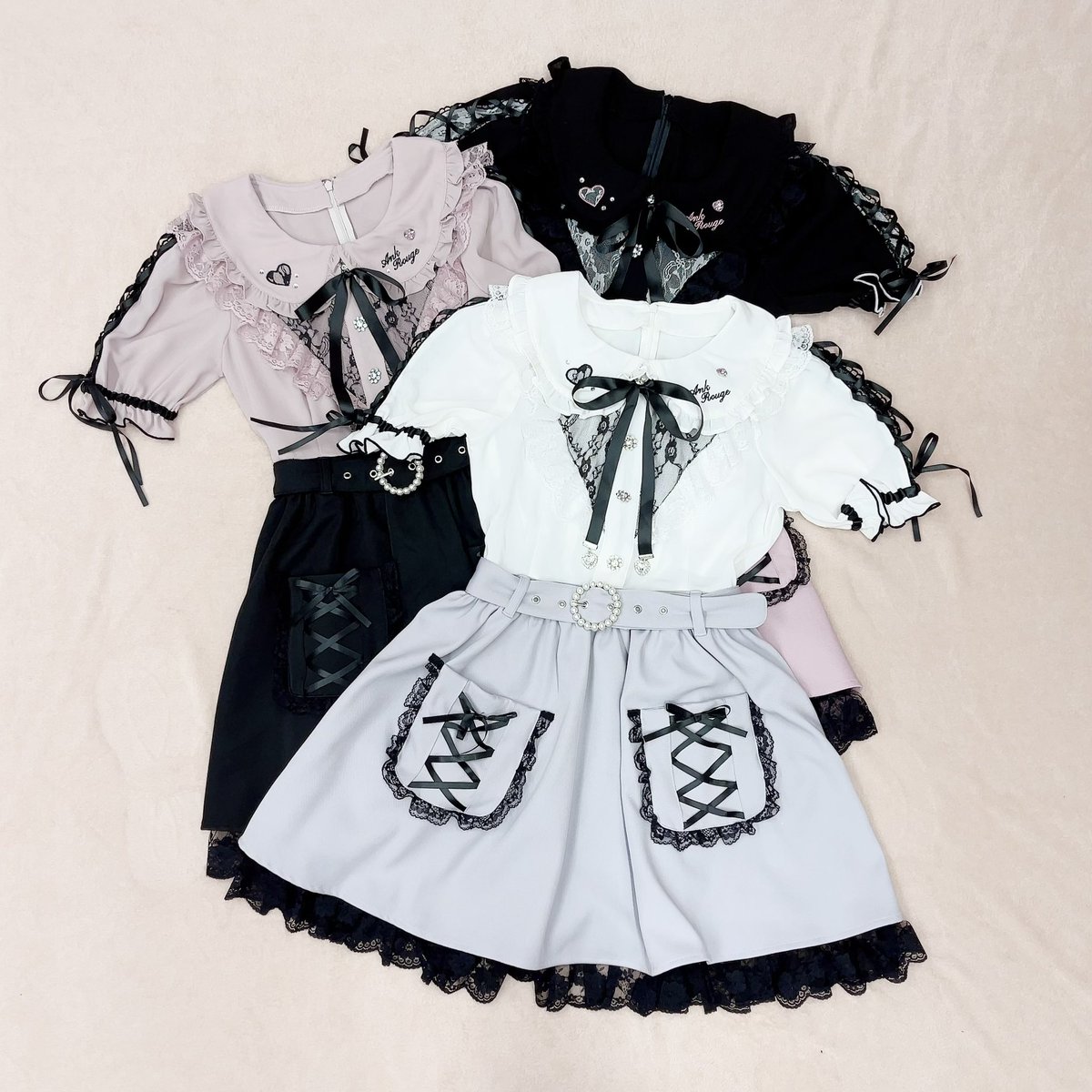 🎀ゆいみす×AnkRougeコラボ ドッキングワンピース発売決定🎀 大好きな