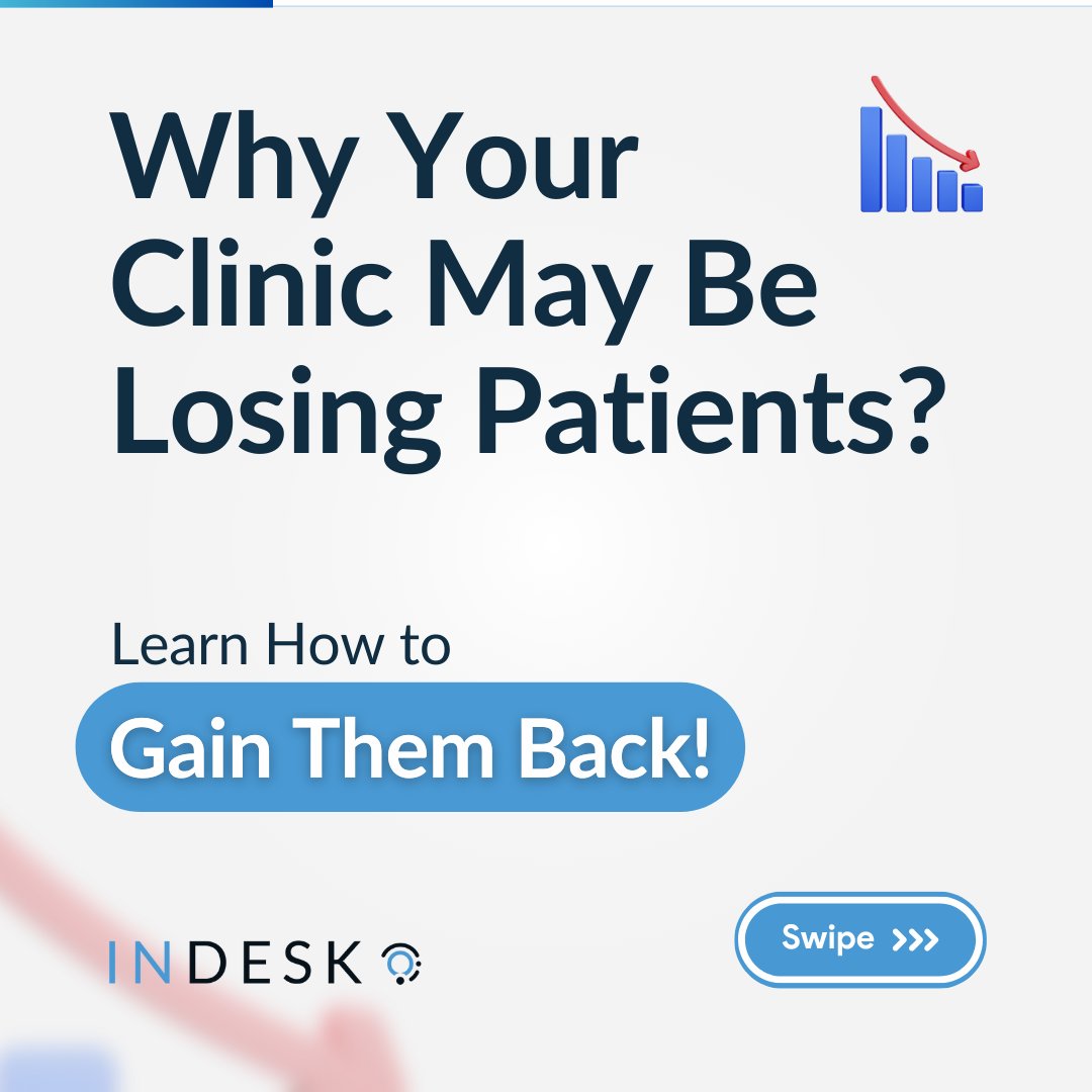 my_indesk's tweet image. 💡 Discover the Reasons Why Your Clinic May Be Losing Patients! 📉 In this article, we provide insights into the challenges and solutions to improve and grow your clinic. 
👉  indesk.site/blog/why-your-…

#indesk #aestheticreceptionist #aestheticclinicreceptionists