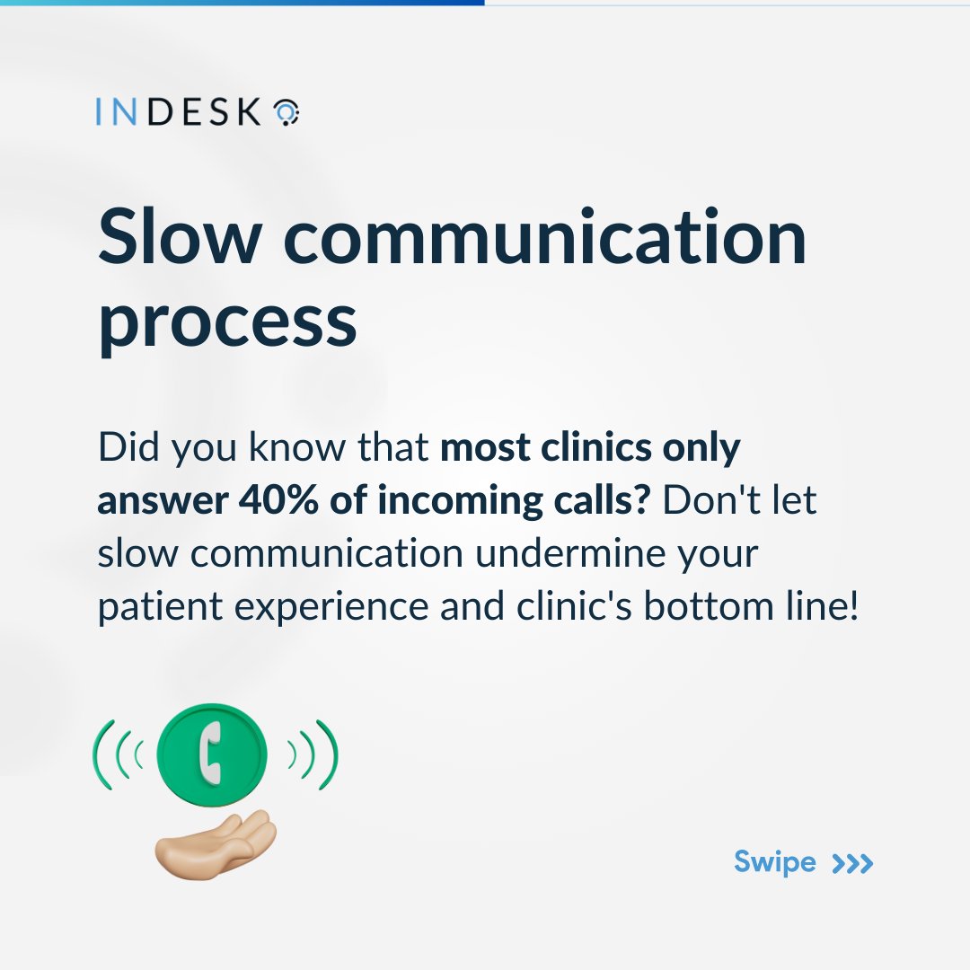 my_indesk's tweet image. 💡 Discover the Reasons Why Your Clinic May Be Losing Patients! 📉 In this article, we provide insights into the challenges and solutions to improve and grow your clinic. 
👉  indesk.site/blog/why-your-…

#indesk #aestheticreceptionist #aestheticclinicreceptionists