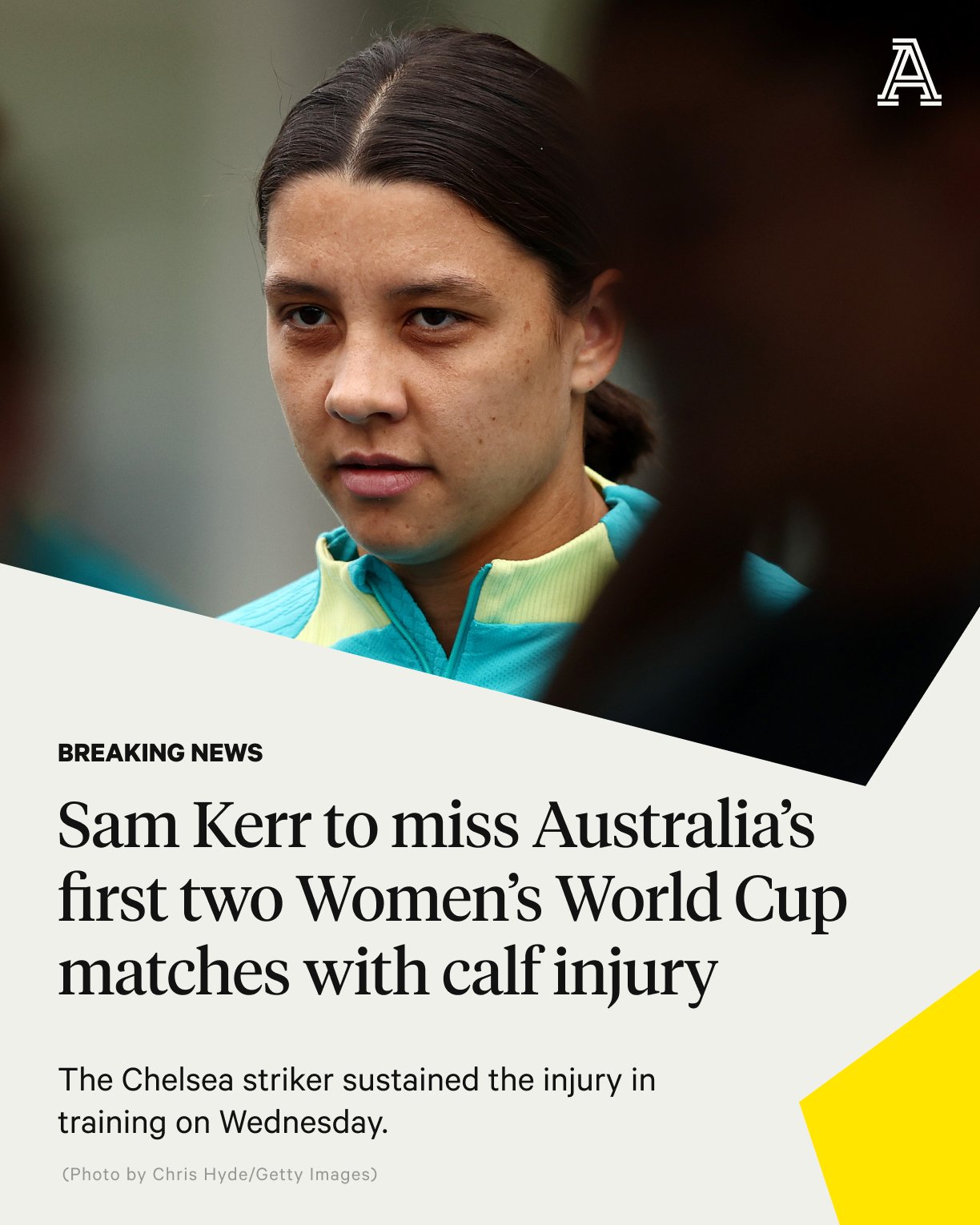 Sam Kerr Injuries The Athletic | Football on Twitter: