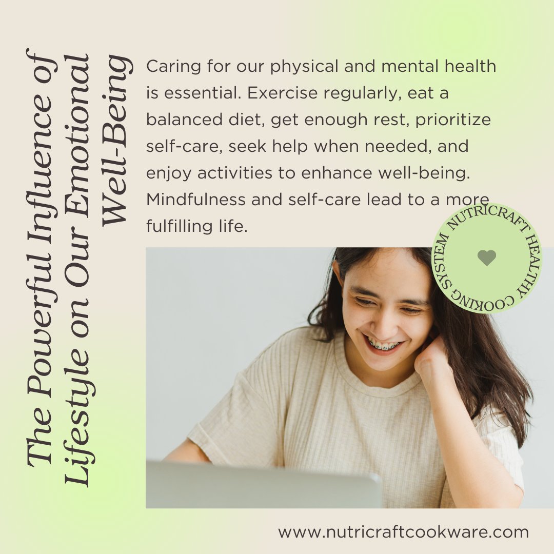 NCookware's tweet photo. The choices we make each day have a significant impact on our emotional well-being. CHECK THE LINK IN MY BIO 👉 @nutricraftcookware to learn more about healthy living. Click the image that matches this post.

#nutricrafthelpfultopics #healthiswealth #healthyliving #healthyeating https://t.co/KiCLVUx7OQ