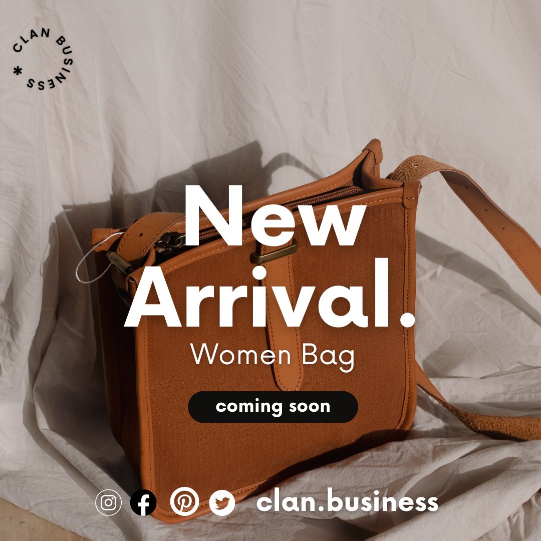 🌟 Embrace Elegance and Elevate Your Style! Our Fashionable Bag Is the Must-Have Accessory of the Season! 👜✨
💁‍♀️ Trendy, Confident, and Unstoppable! Make a Statement with Our Chic Women's Bag. 💼💃
#clanbusiness #FashionableBags #ElegantStyle #TrendyBags #ConfidenceOnPoint
