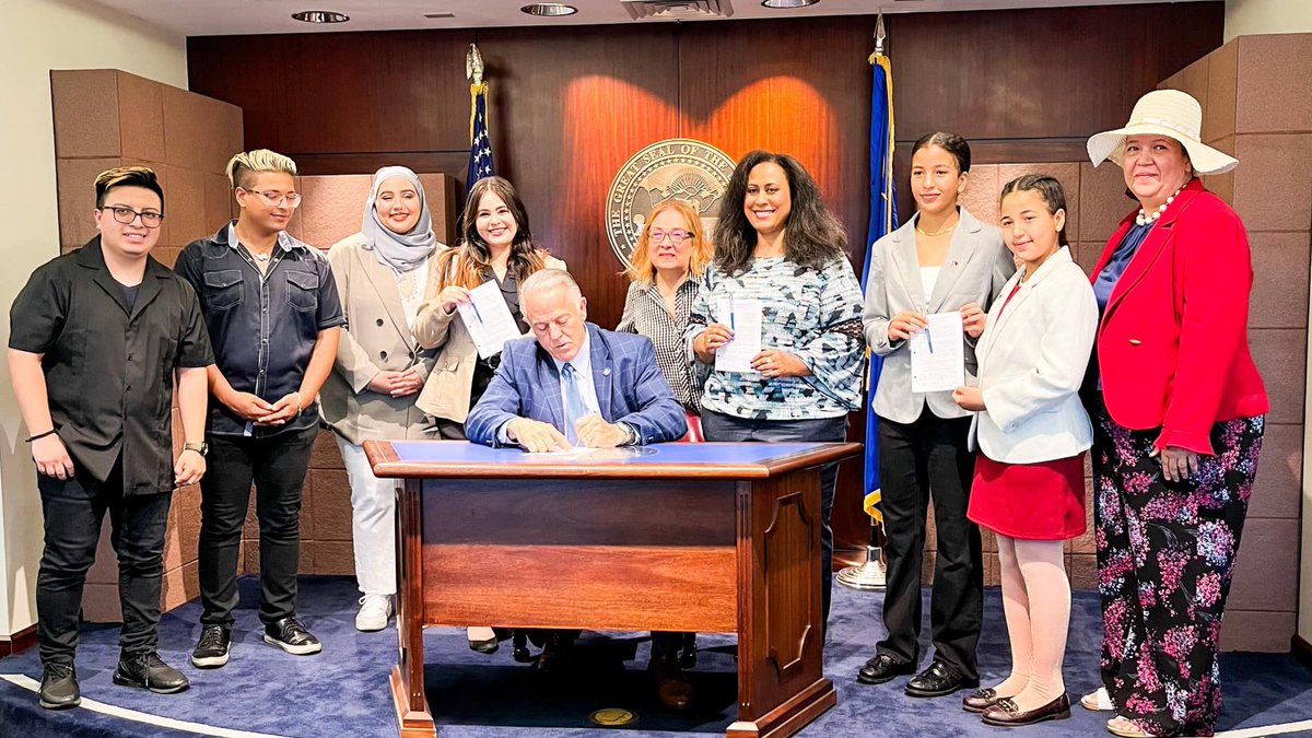 BrittMiller4AD5's tweet photo. Thank you Gov @JosephMLombardo for signing #AB139 adding #MENA (Middle Eastern/North African) on forms so that we can be accurately counted as we identify. Nevada is one of the first states to do so. Also thanking @OneAPIANevada @AANHPI @jaysondagher
#nvleg @AAIUSA #CountMENAin https://t.co/8rpliCvout
