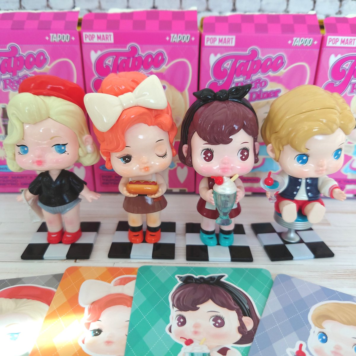 amatubu333's tweet photo. tapooちゃん4ピース購入しました。
女のコ多めで良かった💕
ツヤツヤピカピカでホント可愛い〜❤️
ダンボールも可愛い😄
#popmart大好き
#popmart
#ポップマート
#tapoo https://t.co/tMwEz4Q9vx
