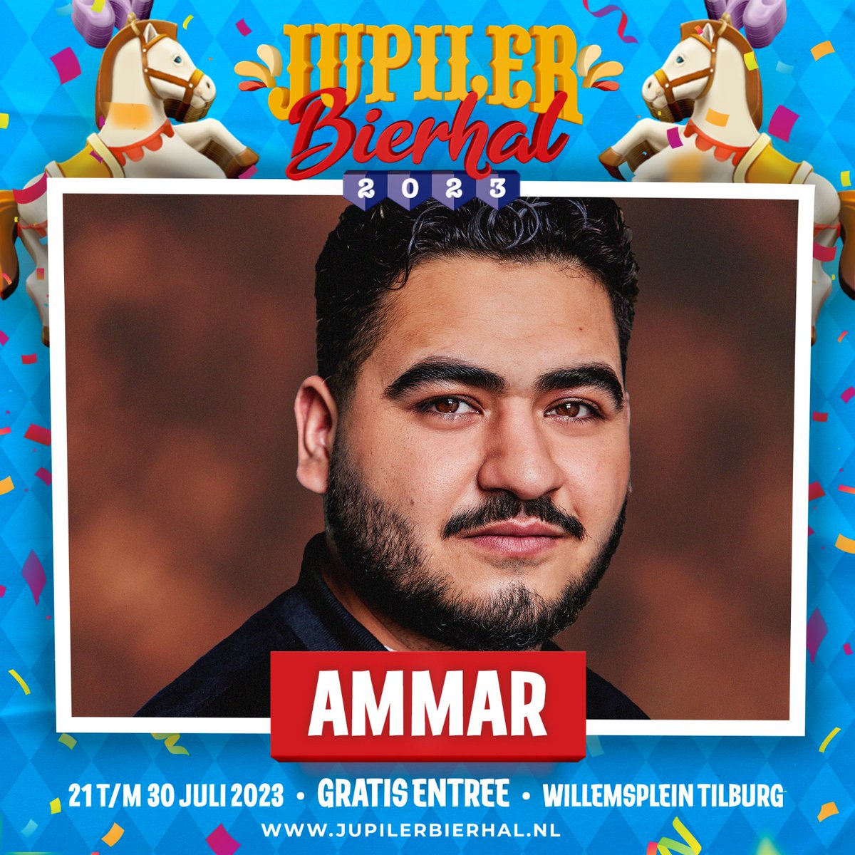 Morgen is het dan toch eindelijk zo ver.. Vanaf 20:00 uur trappen we officieel de Jupiler Bierhal af samen met Tino Martin, John de Bever, Ammar, Frank Smeekens en huis-dj Coenio! Je bent de gehele avond, met een gratis entree, van harte welkom om gezellig los te gaan!