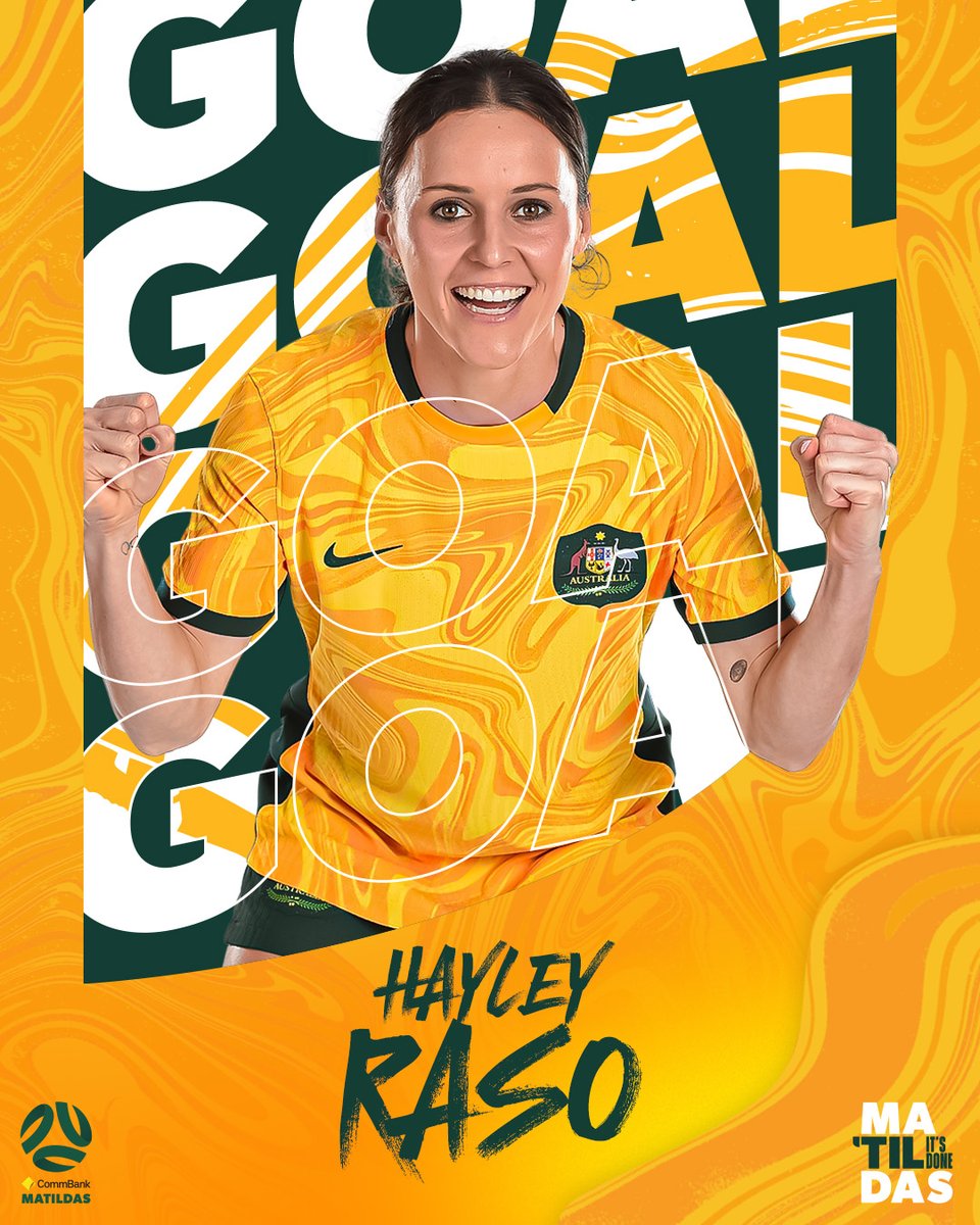 40' GOALLL! THAT ONE WILL COUNT! Moments after Mary Fowler was denied by a VAR check, Hayley Raso taps a second of the night! #CAN 0-2 #AUS #FIFAWWC #Matildas #TilitsDone