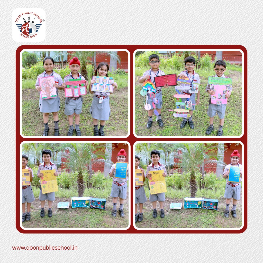 DoonPublicScho4's tweet photo. A glimpse into the creative masterpieces forged through the summer break - Doon Public School students set to amaze with their awe-inspiring summer holiday homework!. 💁♀️📖🧮
#DoonPublicSchool #summerbreaks #summersholiday #holidayhomework #learningexperience #educational https://t.co/lS2K9ZaMNb