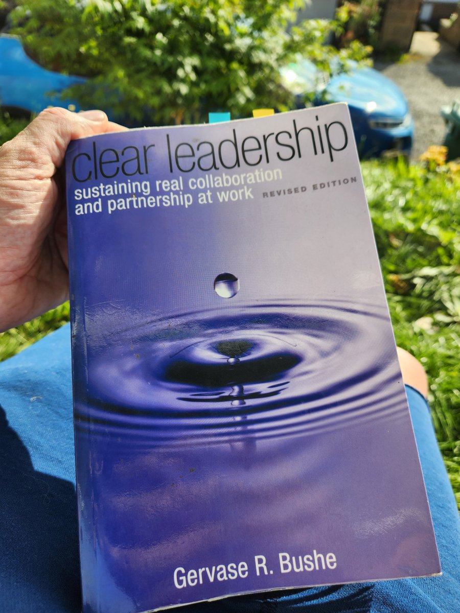 Currently ill with Tonsillitis on my week off 🙄 but at least it meant I got to finish this excellent book 👌 A must read for all leaders and OD professionals @NHSE_DoOD @culture_nhs @RoffeyPark @TeamNUH #gervasebushe #clearleadership