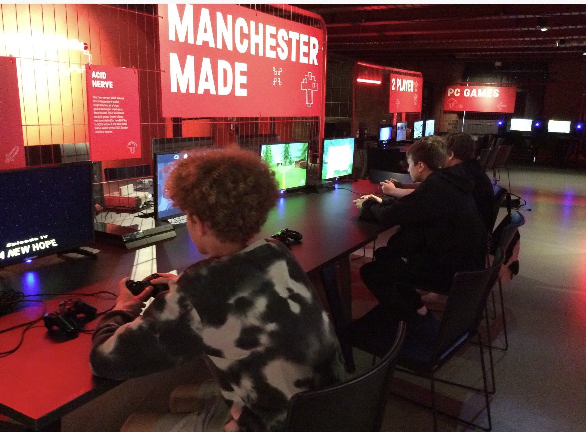 holmfirthhigh's tweet photo. Day 3 Code Breakers-Manchester Museum of Science and Industry. We explored technology over time with the first computer on display. We explored the experiment floor and more retro computer games! Mr Iqbal LOVED lemmings! Another great day
#ActivitiesWeek2023 https://t.co/PJmlpQbdoy