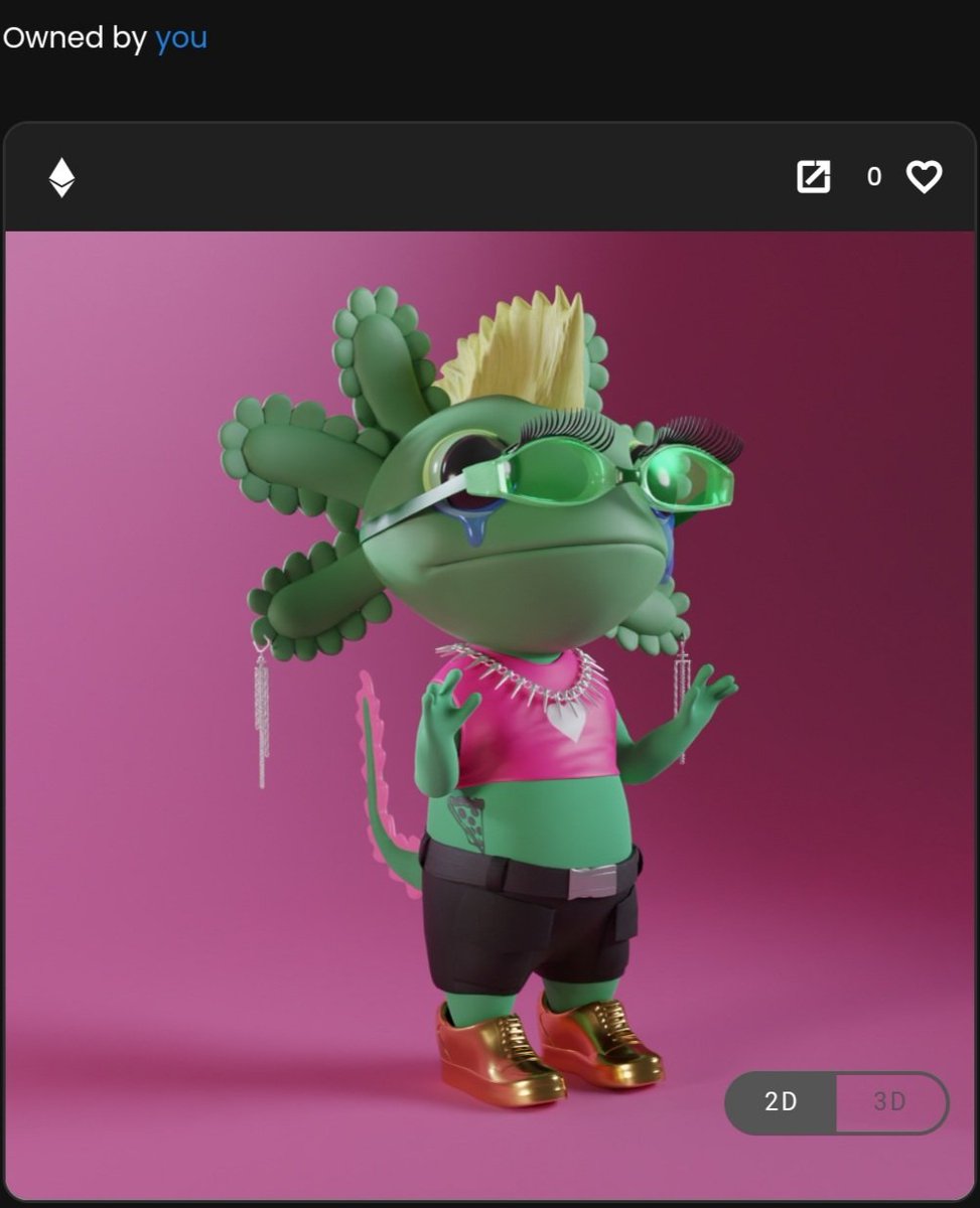 CryptGene's tweet photo. Lotls are stunning π
Deadfellaz lotls are out of this world.
Dope 3d art from @superlotls
#lotl #superlotls https://t.co/YYEM1AMSaF