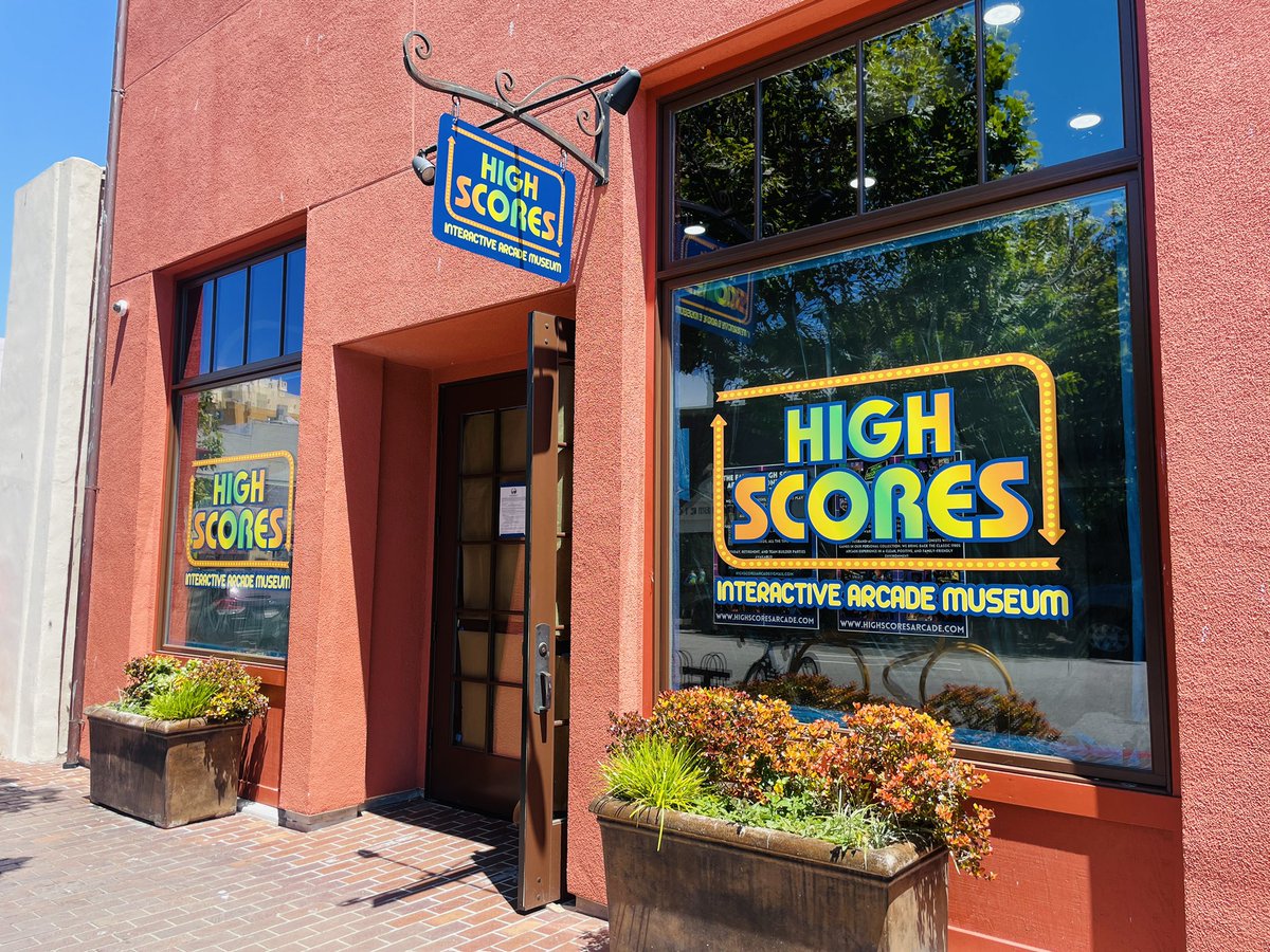 HSarcade's tweet photo. The newest High Scores location is opening soon! ❤️ 

As we celebrate 10 years of operating our first California High Scores location in Alameda, we are re-expanding to Alvarado St in Monterey. We’ll be announcing our grand opening date soon! https://t.co/8IFgsgbAhl