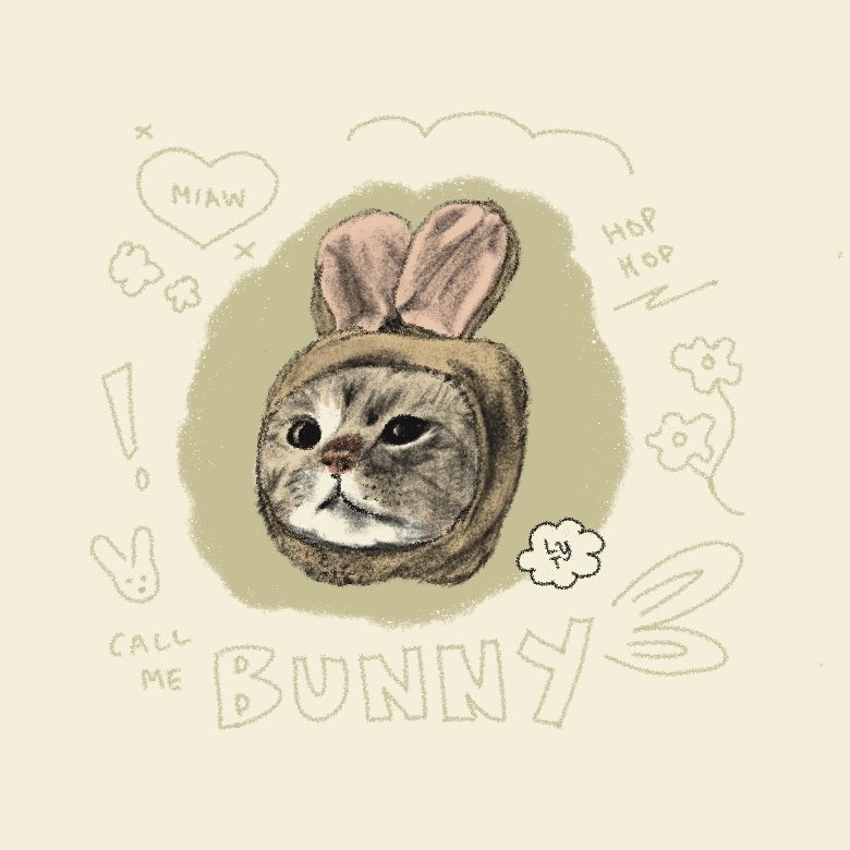 literarte_a's tweet photo. bunny🐇 (miaw🐈)

#sketch #digitalsketchbook #CatsOfTwitter #artistsontwitter #illustration https://t.co/H08mOoV53q