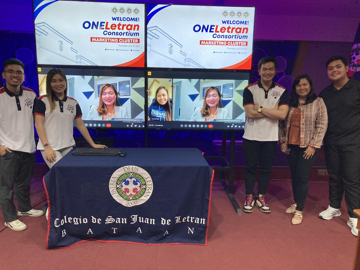 LetranOfficial's tweet photo. The #ONELETRAN Consortium - Marketing Cluster is making waves as it delves into exciting marketing initiatives to bolster the Letran brand of education across all four campuses. https://t.co/7VWk4HNbTk