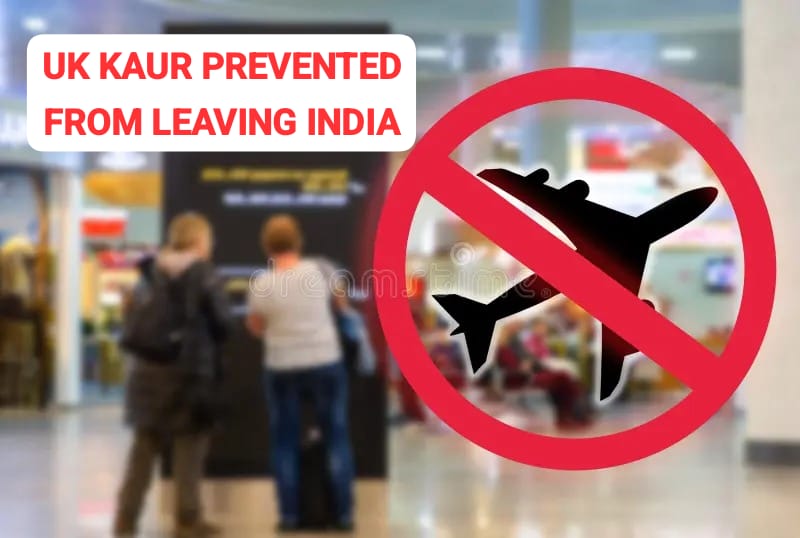 *India prevent British wife of imprisoned leader from returning to UK*

Kirandeep Kaur, born and raised in England, was prevented from leaving India for a THIRD time this week. Kaur married now imprisoned Sikh leader Bhai Amritpal Singh in February.

Read-
sikhpa.com/india-prevent-…