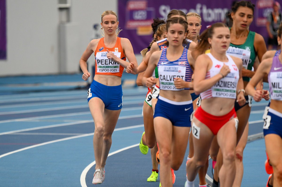 Top gedaan Amina (7e) en Sarah (11e) bij de EK23 in Espoo (FIN) - beide in de finale 1500m naar een dik PR met ruim 2 sec! 👏🏻👏🏻👏🏻