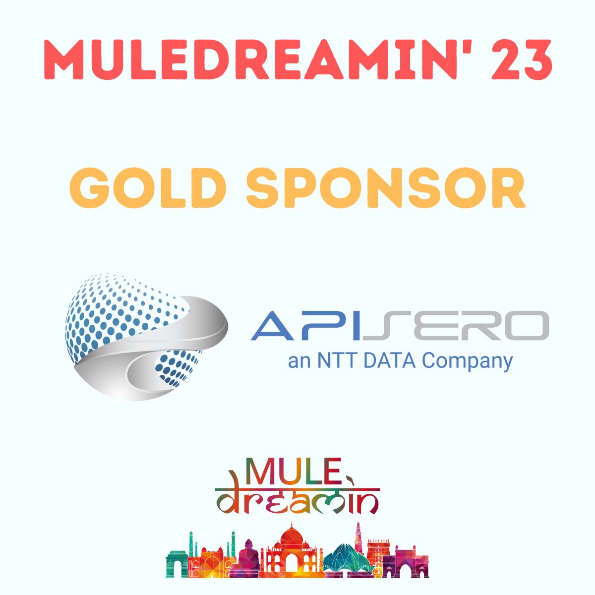 muledreamin's tweet photo. We're thrilled to express our heartfelt gratitude to @Apisero for their unwavering support and sponsorship for our much-anticipated @muledreamin event.

Its commitment to helping businesses succeed with API-led connectivity and integration is an inspiration to us.
#MuleDreamin23 https://t.co/4FSEGJRuom