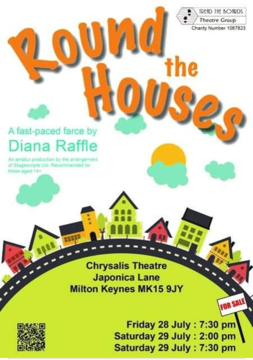 If anyone is in need of a good laugh then you need to book tickets to see our new show. It is directed by me and opens next Friday 😊
tread-the-boards.org.uk/boxoffice.php