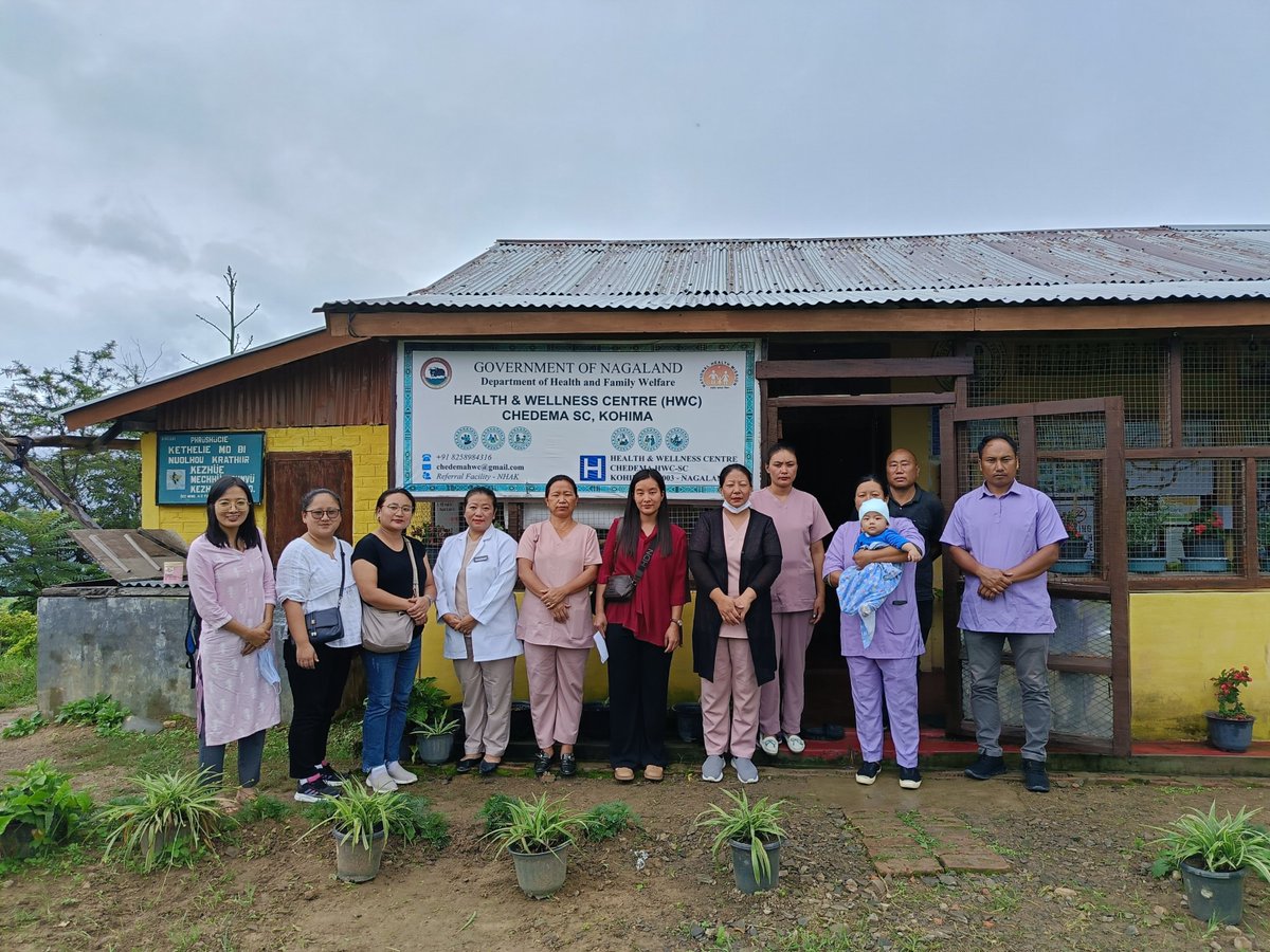NNagaland's tweet photo. Supportive Supervision Visits to the 100 AB-HWCs as a part of the WASH SBCC intervention at Nagaland @NagalandNhm @USAID_NISHTHA https://t.co/VQcKNbcYp4