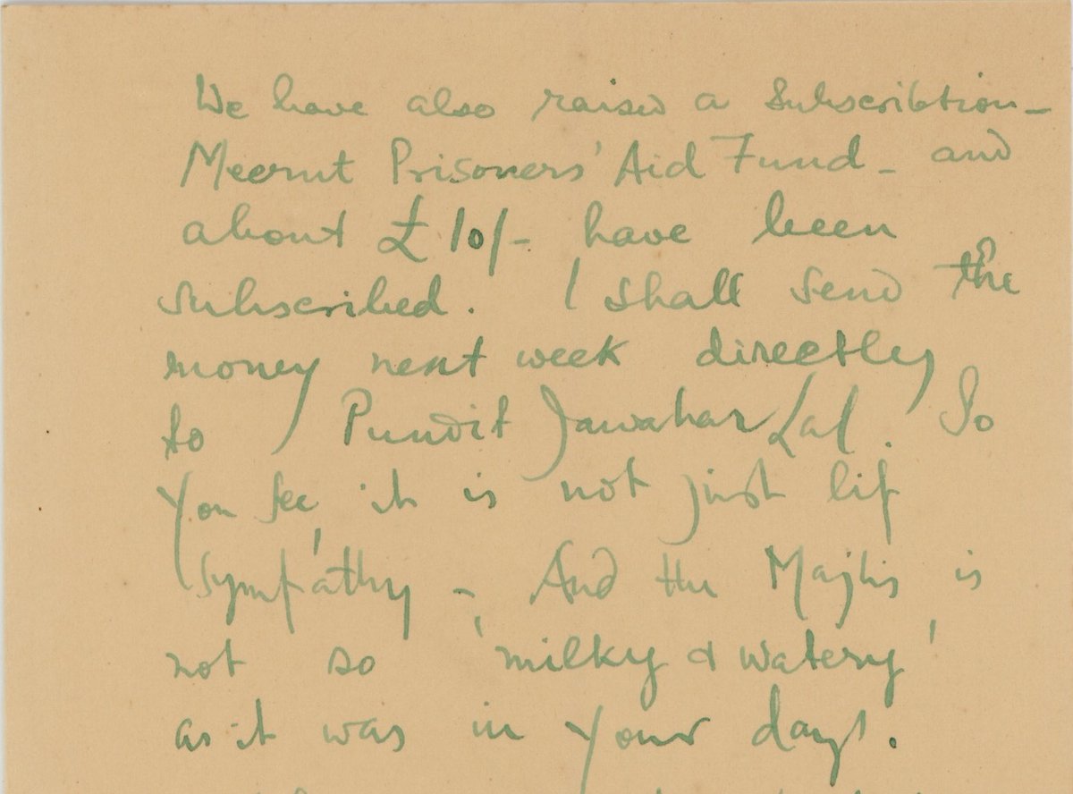 #OxfordMajlis swings into action to help out Meerut Conspiracy arrestees. 

May 9, 1929.

.
.
.

#anticolonialism #indianfreedomstruggle #archivefever #materialculture #Nehru