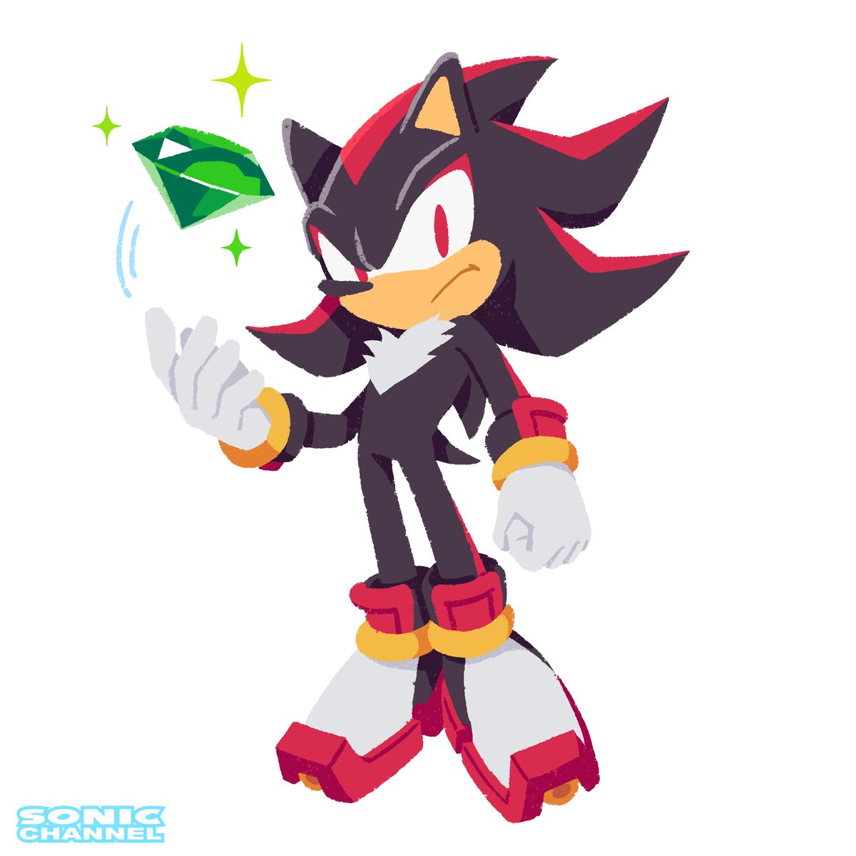 SonicOfficialJP's tweet photo. 今月の発売記念イラストシリーズは、
 今年で22周年を迎える『ソニックアドベンチャー２』のイラストを公開🎨

ソニックとそっくりな黒きハリネズミ、シャドウ・ザ・ヘッジホッグのデビュー作✨

初めてソニックと対峙し「カオスコントロール」を発動したシーンは今でも忘れられません⚡💎

#ソニック https://t.co/WpMhiHVh8N