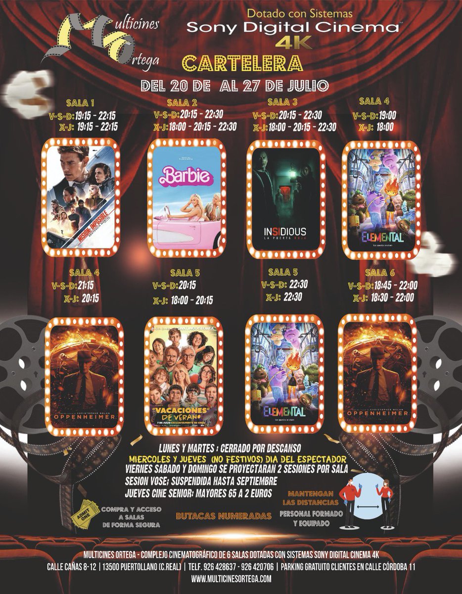 Multicines Ortega (@CinesOrtega) / Posts / X