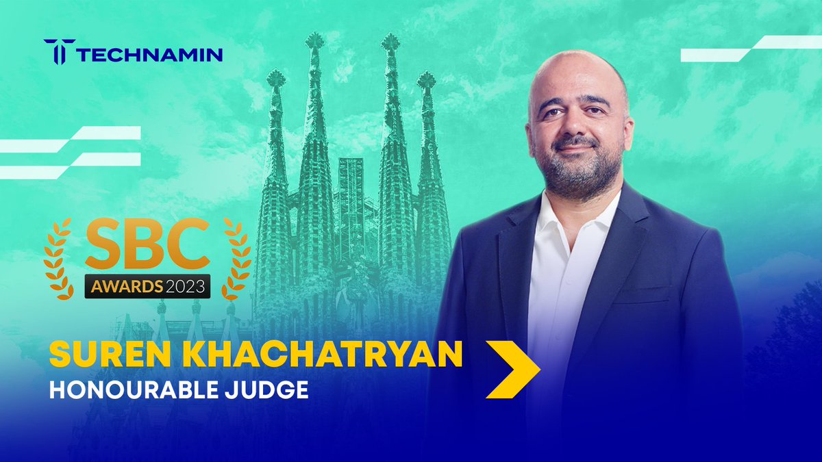 We are thrilled to announce that our CEO and founder Suren Khachatryan will appear at SBC Awards 2023 as an honourable judge, joining fellow professionals in choosing the best the iGaming industry has to offer.

#technamin #SBCAwards #igamingindustry