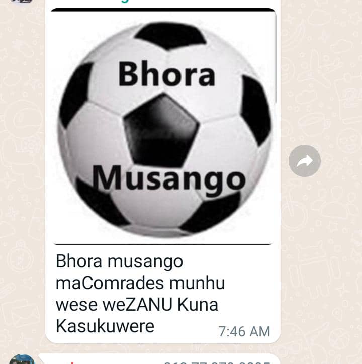 cozwva's tweet photo. "Chizeveve, munzwa mundove, unonzwika newatsika chete"
#BhoraMusango https://t.co/I3H7bGhHvb