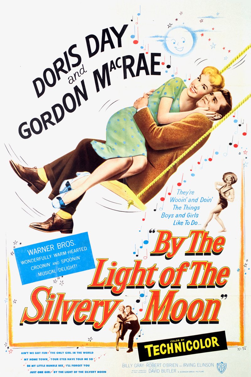 TCMComingUp's tweet photo. #ComingUpOnTCM

BY THE LIGHT OF THE SILVERY MOON (1953) #DorisDay #GordonMacRae #LeonAmes #MaryWickes
Dir.: #DavidButler 11:00 AM PT

A small-town girl's love life goes ballistic when her sweetheart returns from World War I.

1h 42m | Musical | TV-PG

#TCM #SaveTCM https://t.co/ifv3y8r6MM