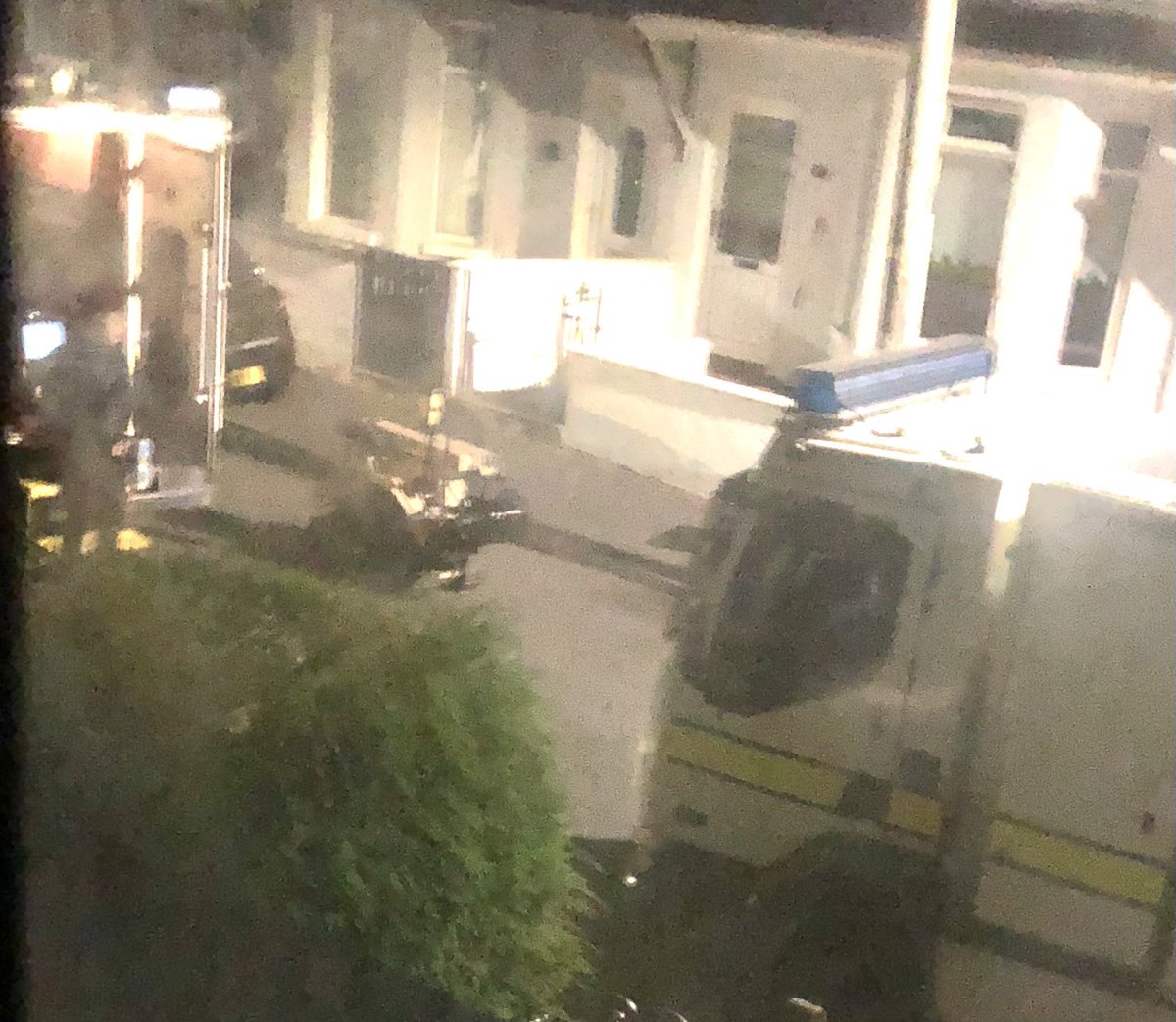 Quite possibly the most bizarre night in our street where the most drama is usually passive aggressive parking wars. They had to pick a night I neeeeeded sleep 🤯 #bombsquad #psni #whattheheck? #westbelfast  #northbelfast #mybedroom