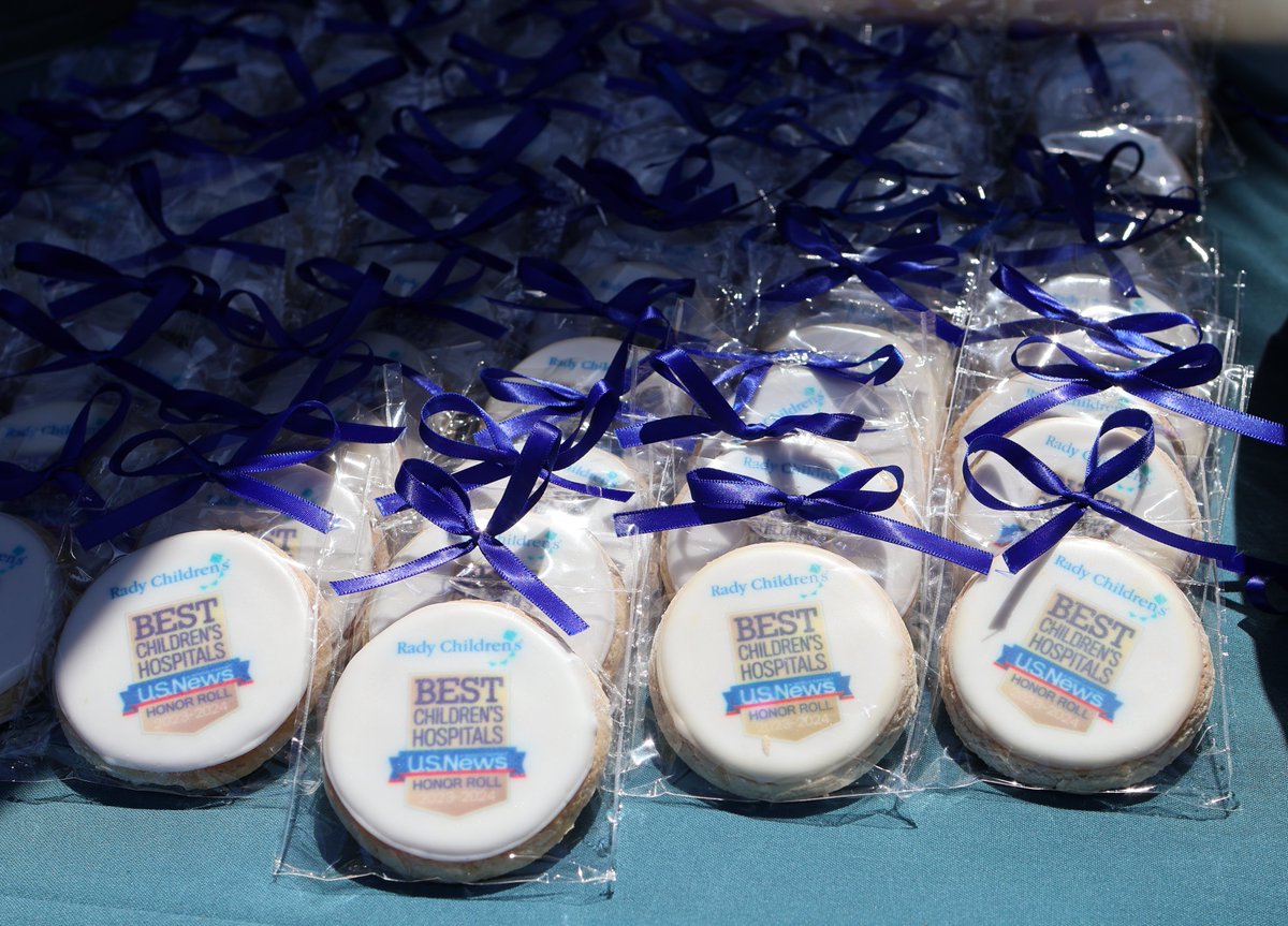 radychildrens's tweet photo. Together with #TeamRady staff & physicians, we celebrated a historic #RadyChildrens milestone — ranking among the 10 best children’s hospitals in the nation, achieving Honor Roll status in @usnews annual survey!🌟 Here's a peek at the festivities.🎉 https://t.co/lJVHX886tt