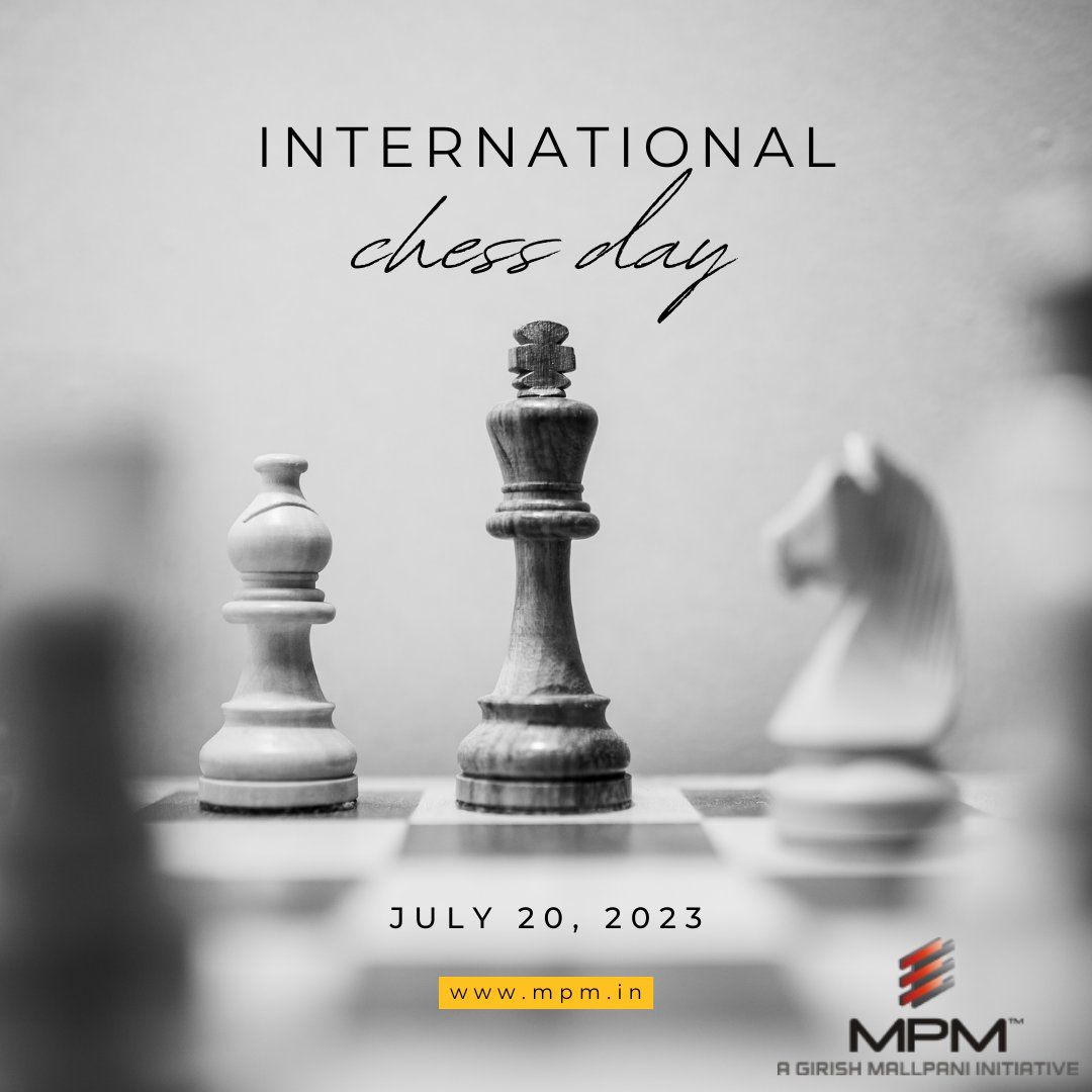 MpmVentures's tweet photo. When you see a good move, look for a better one.
Happy International Chess Day!
#mpmgroup #altis #coworking #chessday #checkmate https://t.co/msBv3EsB6e