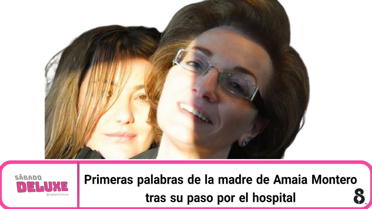 SabadoDeluxe's tweet photo. 💥😱 Primeras palabras de Pilar Saldías, madre de Amaia Montero tras haber sigo hospitaliza 👉 https://t.co/MBJh42M5VS
#SábadoDeluxe https://t.co/LE1FL0wEGG