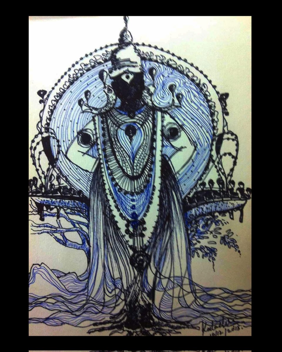 kalashribarve's tweet photo. Titke: Vitthal 
Pen on A4

#acrylicpainting #painting #abstractart #abstractpainting #contemporaryart #drawing #sketch #contemporaryart #god #godly #indiangod #loveforgod #businessman #artpurchaser #artcollector #artcollection #worldarresttrust #greatart https://t.co/Nm3ceprSbE