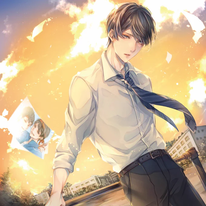 『再会』シリーズも30%オフセール中でした夏は室内でデート気分を楽しみましょう  再会 vol.1 初恋/GOLD/湯町駆   #DLsiteがるまに