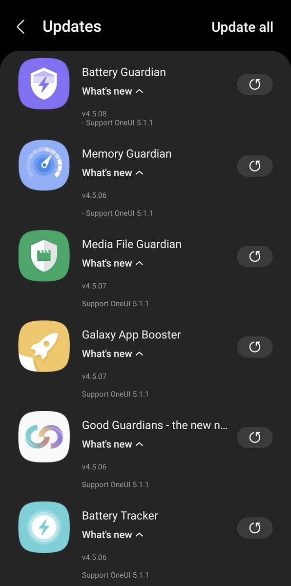 theordysm's tweet photo. All Samsung Good Guardians apps now support One UI 5.1.1 #GoodGuardians https://t.co/gMp8alwYef