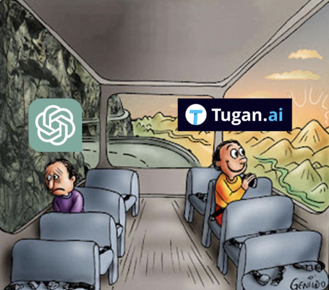 ChatGPT is UNABLE to do this.

For several days, Tugan AI has been booming in the US.

Here's the craziest thing Tugan AI can do:

🧵 Thread