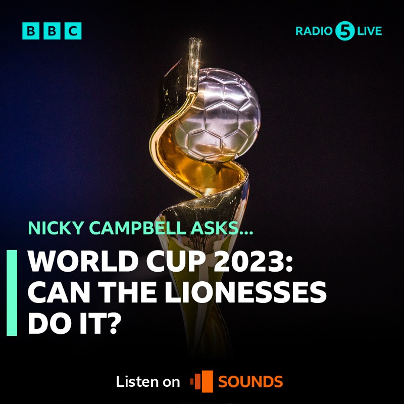 bbc5live's tweet photo. 🤩The Women's World Cup is underway!

⚽️Co-host New Zealand kick off the group stages today against Norway.

👀But how are England looking?

🏴󠁧󠁢󠁥󠁮󠁧󠁿They're hoping to build on their Euro 2022 success.

🏆@NickyAACampbell asks: Can the Lionesses do it?