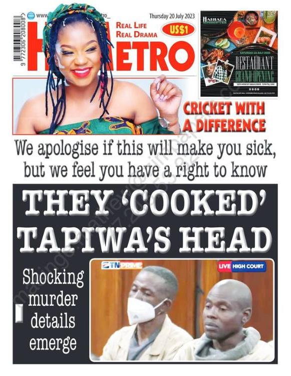 capitalkfm's tweet photo. #PressFlash
THEY 'COOKED' TAPIWA'S HEAD
https://t.co/V1VPSuqQ3D

@HMetro_ https://t.co/iDJZXtyF3r