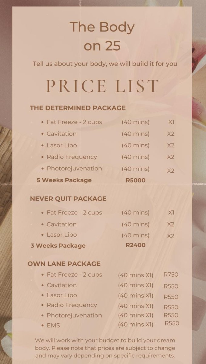 PCMofokeng's tweet image. Bantase nantsi indaba! We&apos;re in Bedfordview!! Non-invasive procedures... We have amazing opening specials. Results speak for themselves. 
The BODY on 25! Tell us about your dream body, we will build it for you❤️❤️❤️❤️❤️❤️🔥🔥🔥🔥🔥🔥