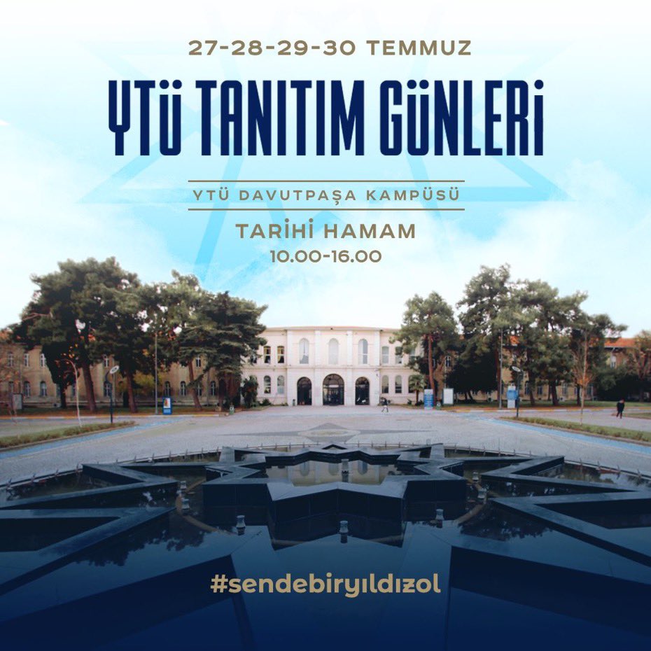 proftameryilmaz's tweet photo. YKS sonuçları açıklandı💫
4245 yeni Yıldızla buluşmak ve tanışmak için sabırsızlanıyorum. 
Tanıtım günlerine bekliyorum. 
27-30 Temmuz, YTÜ Davutpaşa Kampüsü.
#EğitimdeLiderYTÜ
#ÖğrencileriyleLiderYTÜ https://t.co/f6yDejnnrx