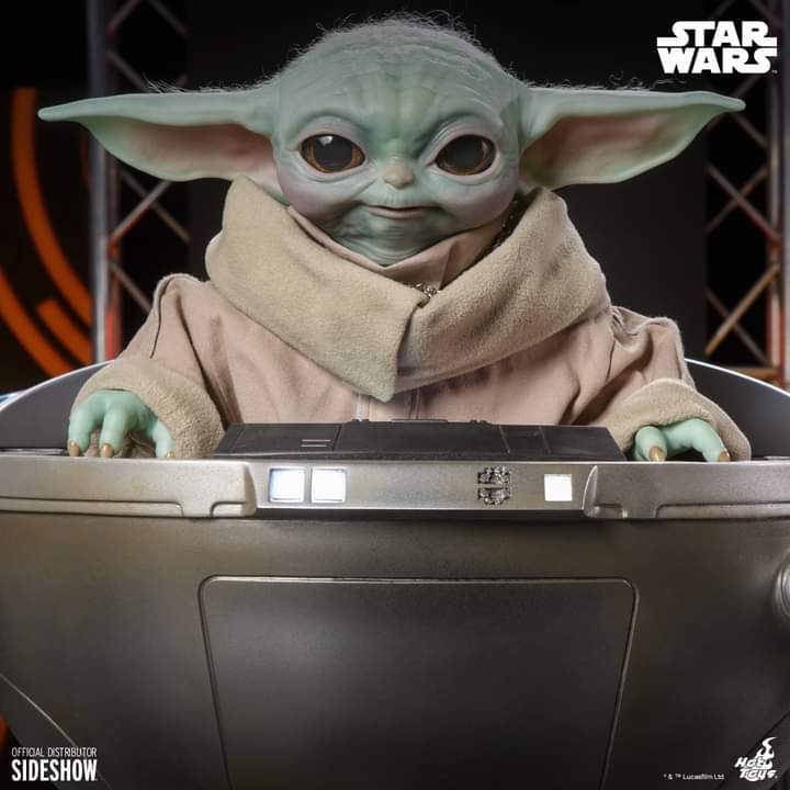 MrLeitor's tweet image. 🚨Hot Toys Grogu (#TheMandalorian)🚨
En la #SideshowCon nos han dejado ver este Grogu a escala 1/1 de Hot Toys de la tercera temporada de #TheMandalorian