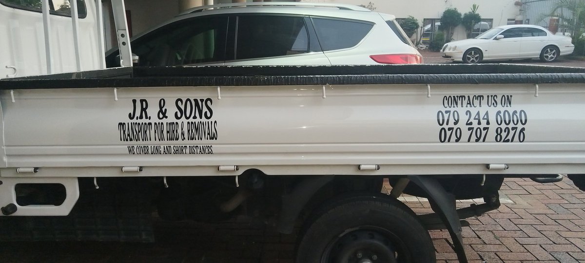 2GS_3301's tweet photo. J.R.&amp;SONS Transport for Hire&amp;Removals is here for you...looking to move stuff from durban to any parts of S.A?  Then we are here for you @ much affordable rates. 
#JHBCBD
#BreeStreet
#Boksburg
#GqeberhaTheEmpire 
#SenzoMeyiwaTrial https://t.co/CARvd6obUg