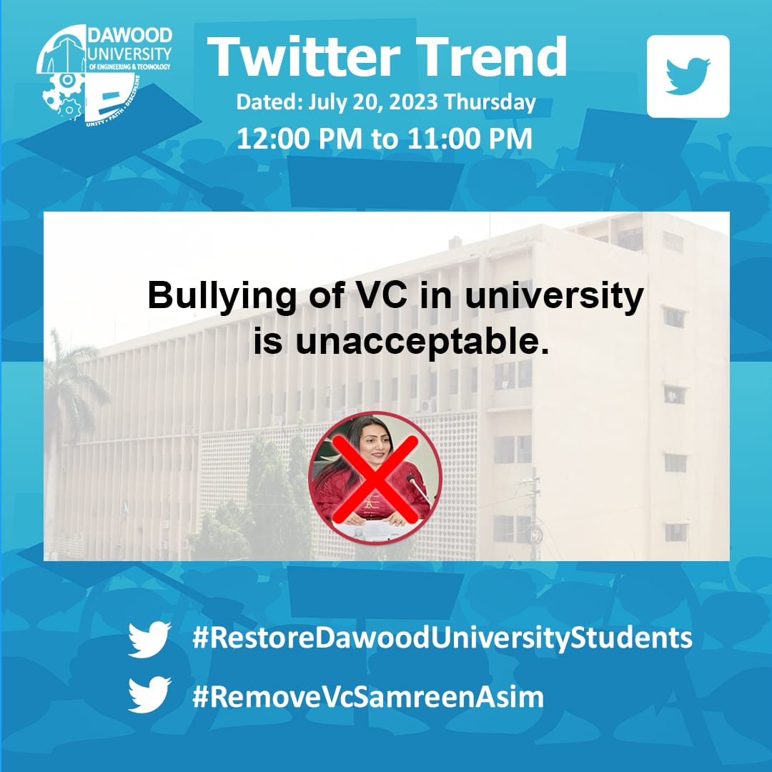 samee_channa's tweet photo. #RestoreDawoodUniversityStudents https://t.co/EsPD3O4R6o