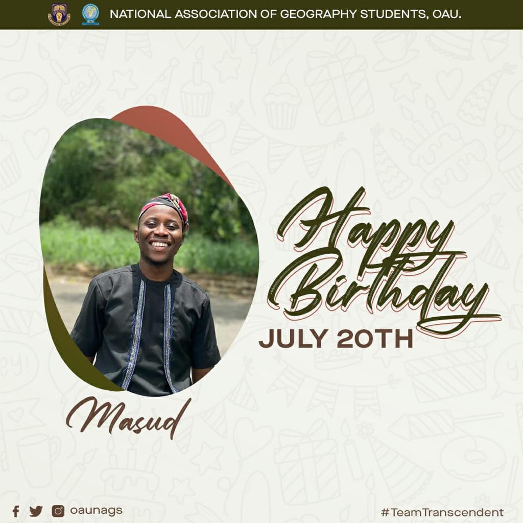 oaunags's tweet photo. Happy birthday Masud, Emmanuel and Titilayo 🎉🥳

Today we celebrate you and we hope all your wishes comes through 🎂

Happy birthday to you dear Geolords and we wish you nothing but love and happiness on your special day 

©️ Geovoice Officials
©️ Team Phenomenal'23 https://t.co/KhW79qXdqj