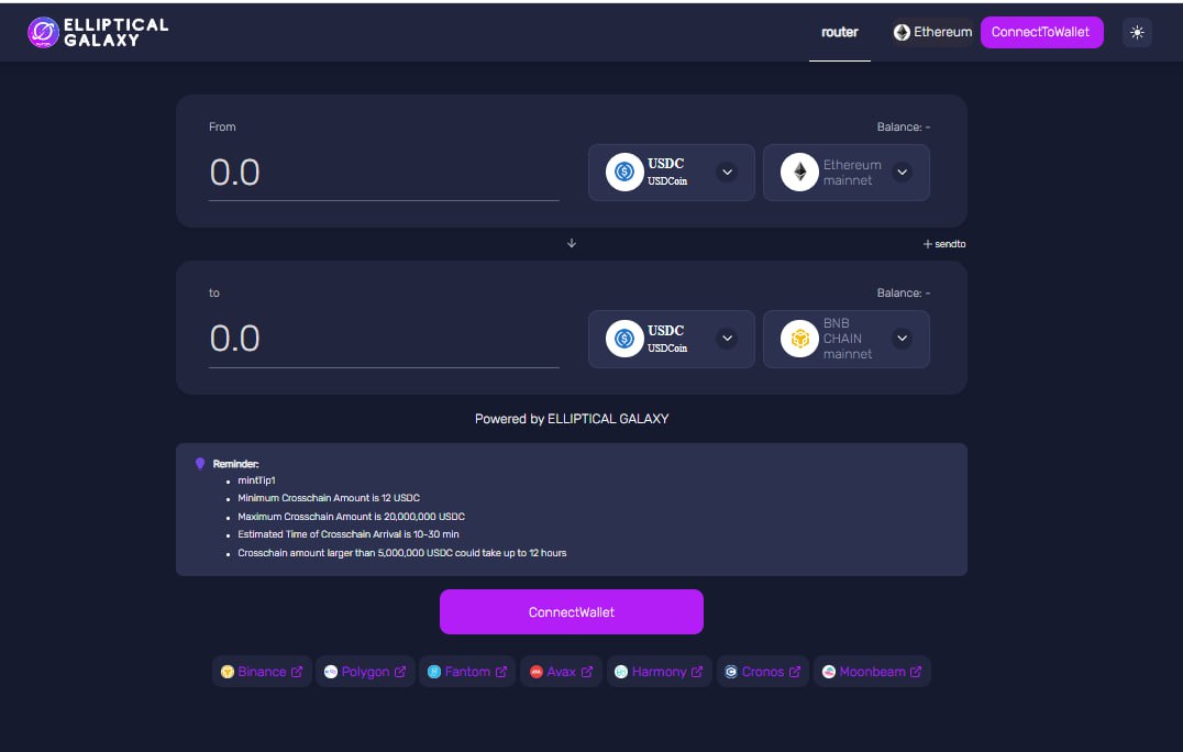 Ellip_Galaxy's tweet photo. 🪐 Elliptical Galaxy Bridge is live 🪐
https://t.co/NoYSTwt4aD
#EllipticalGalaxy #ELLIP #EllipArmy #EllipBSC #BSC #BSCToken #Binance https://t.co/TKHOltyajz