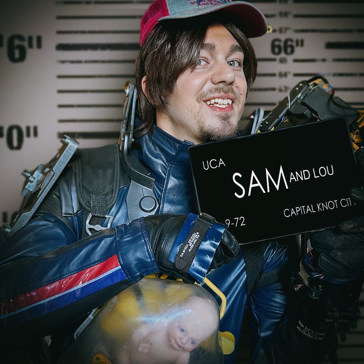 Sam and Fragile are ready for Barbie movie.
How about you? 😏

#DeathStranding #BarbieMovie 
#DeathStrandingcosplay