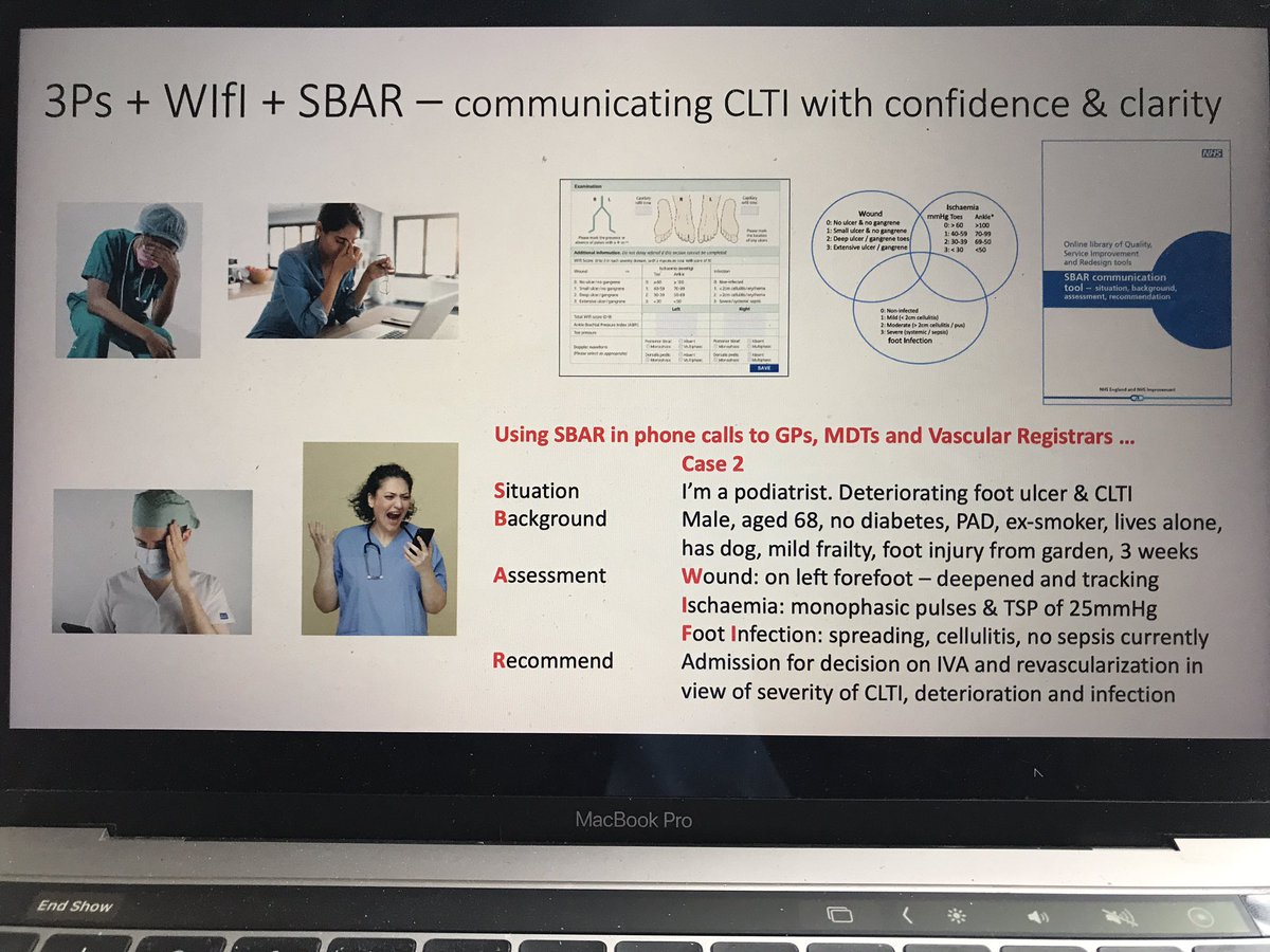 <a href="/suematpad/">Susan Matthews</a> <a href="/cwpnhs/">Cheshire and Wirral Partnership NHS FT</a> <a href="/emmapod82/">Emma Gallagher</a> @suhailainarkar Great to have podiatrists &amp; tissue viability nurses at the same #PAD &amp; #CLTI CPD study day #livesandlimbs 👣🦵🫀
#3Ps #WIfI #SBAR 
#useitorloseit