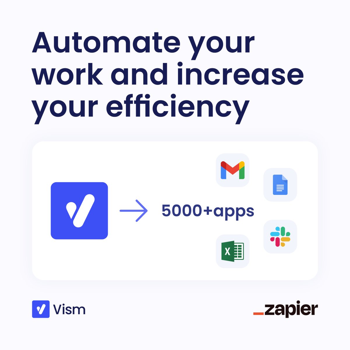 VismApp's tweet photo. 💡 Familiar with Zapier? Connect Vism to over 5,000 apps, automating workflows and sharing data with ease. 🌐

Try all our industry-specific features free for 30 days:
https://t.co/mlEkv2EA6i https://t.co/JazcIzo84m